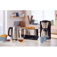 Philips Daily Collection 1.7L Stainless Steel Kettle - Stylish, Fast Boiling & Durable Design